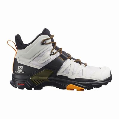 Pánské Trekové Boty Salomon X ULTRA 4 MID GORE-TEX Šedé/Bílé SA49781-925